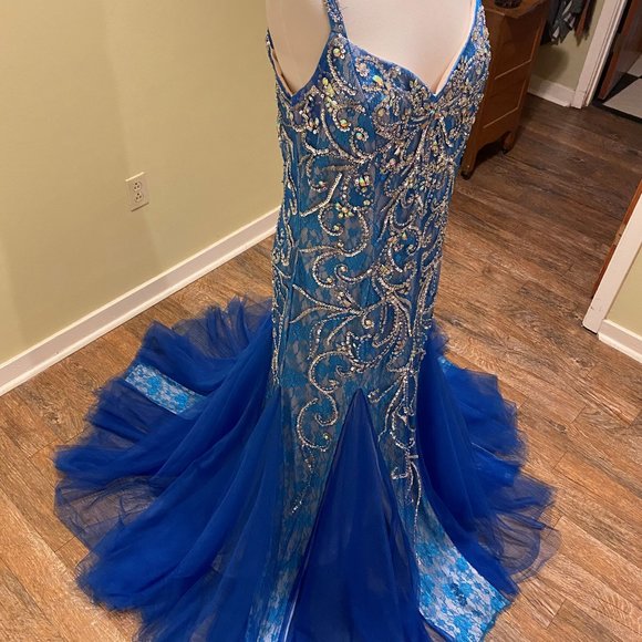 SOLD Mac Duggal Formal Pageant Dress Size 16 - Picture 4 of 6